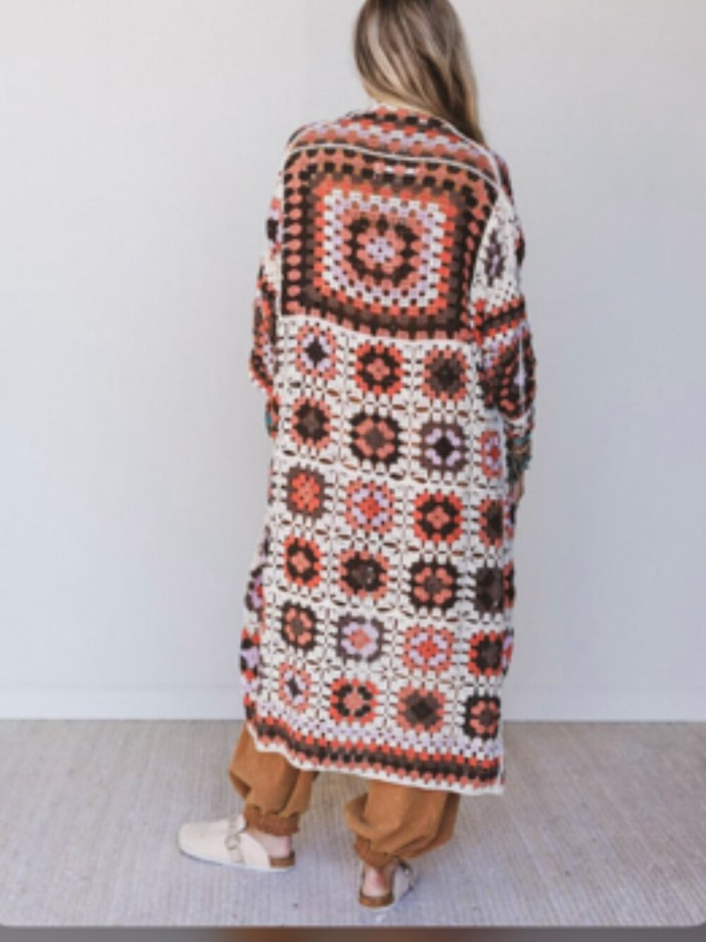 NWT Brown Multi Soulful Wanderer Duster - Picture 9 of 13